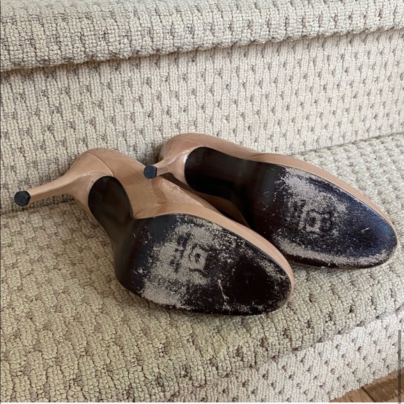 Stuart Weitzman Nude Platform Platswoon Pump 8.5 - Picture 7 of 9